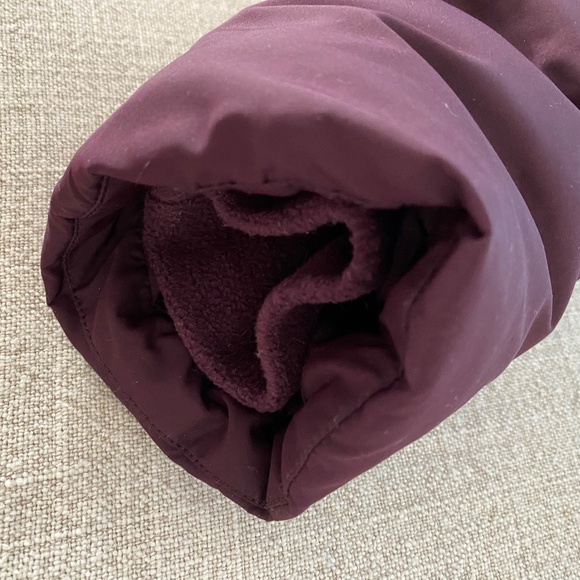 Land's End Full Length Down Puffer Coat in Darkest Plum - Size S - Picture 8 of 11